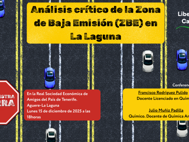 Charla Análisis Crítico de la Zona de Baja Emisión (ZBE) en La Laguna