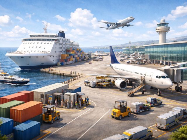 Puertos y aeropuertos, soberanía logística de Canarias