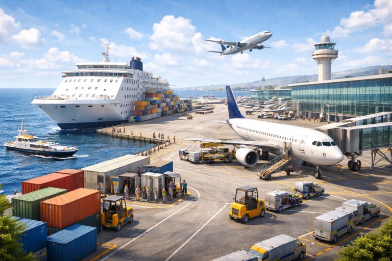 Puertos y aeropuertos, soberanía logística de Canarias