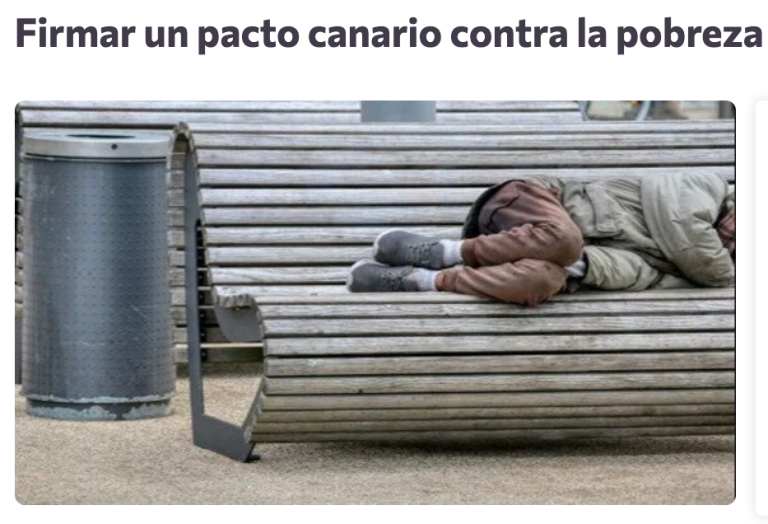 Liberación Canaria lanza la fase online del Pacto Canario contra la Pobreza: “Cada firma es una voz más por la dignidad”