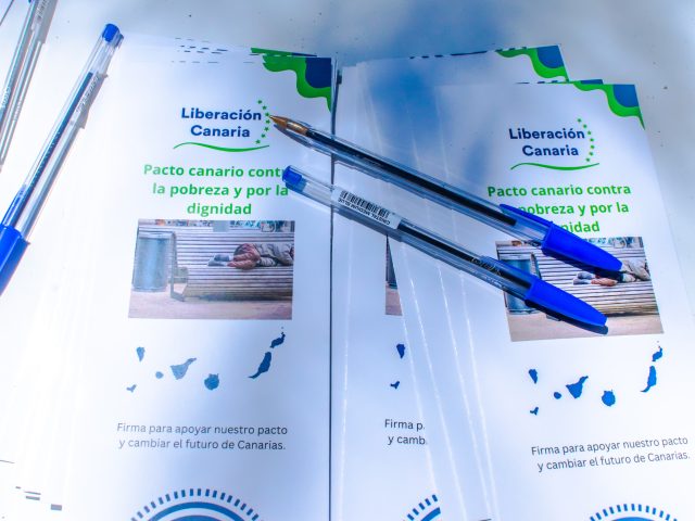 Liberación Canaria lleva al Parlamento de Canarias la lucha contra la pobreza