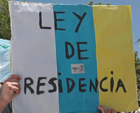 ¿Ley de residencia?