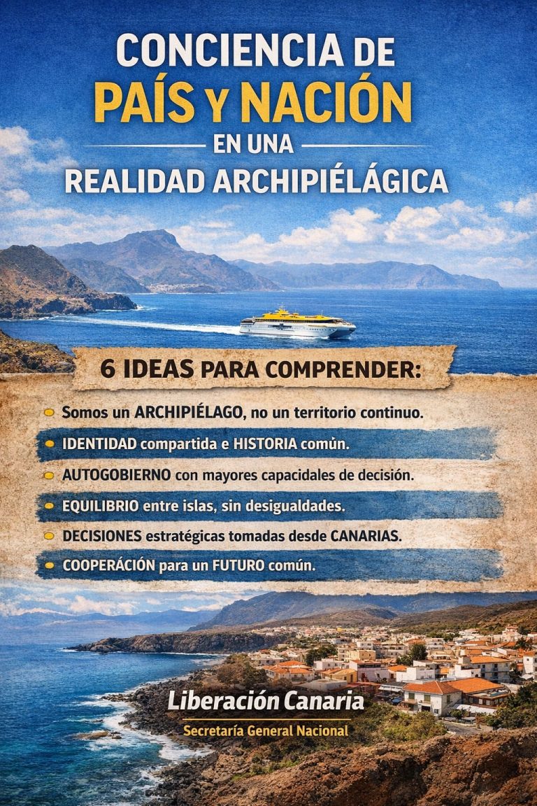Conciencia canaria de país y nación en una realidad archipielágica