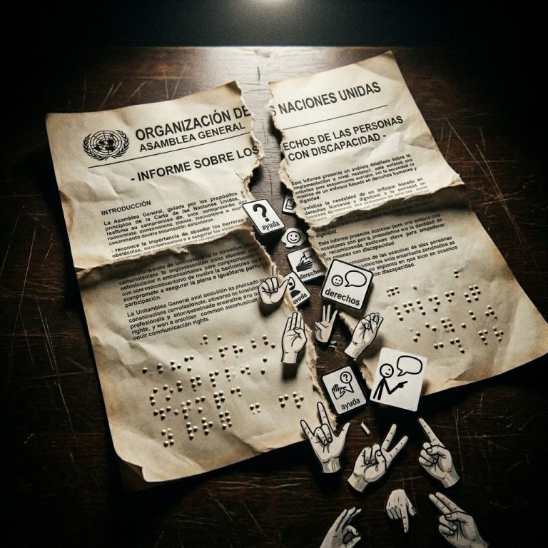 Vulneración de los derechos de las personas con discapacidad a Comunicar y acceder a la información.