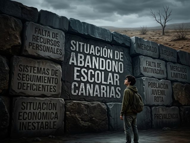 Coyuntura entre abandono escolar y la situación económica actual en canarias