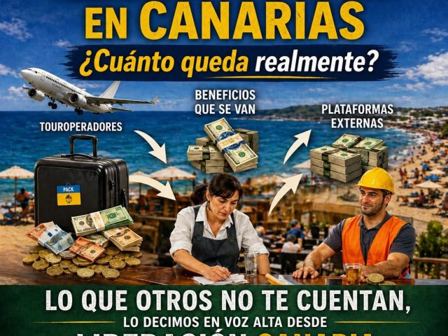 De cada 100 euros del turismo, solo 30 o 40 se quedan en Canarias: lo que los medios no explican