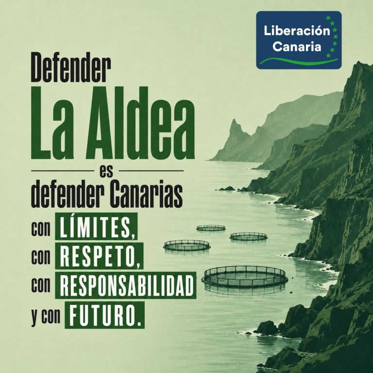 Comunicado de Liberación Canaria sobre el proyecto de jaulas marinas en la costa de La Aldea