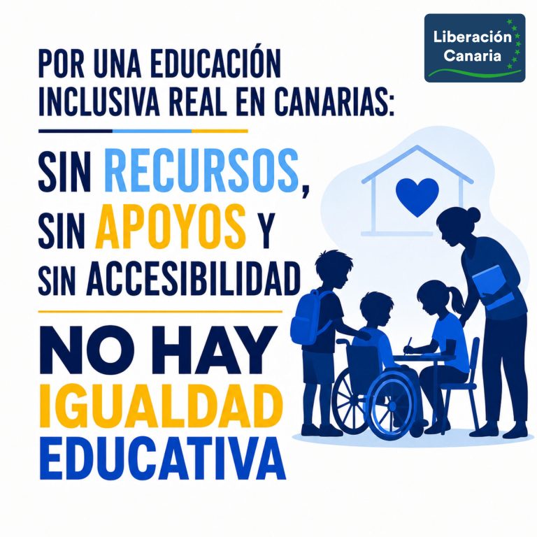 “Sin recursos, sin apoyos y sin accesibilidad no hay igualdad educativa”
