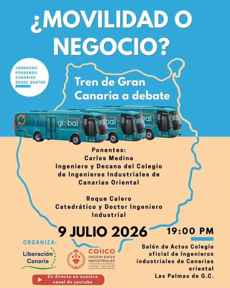 Charla: ¿Movilidad o negocio? El tren de Gran Canaria a debate