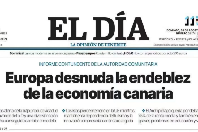 Bruselas da la razón a Liberación Canaria que propone cambiar el modelo económico
